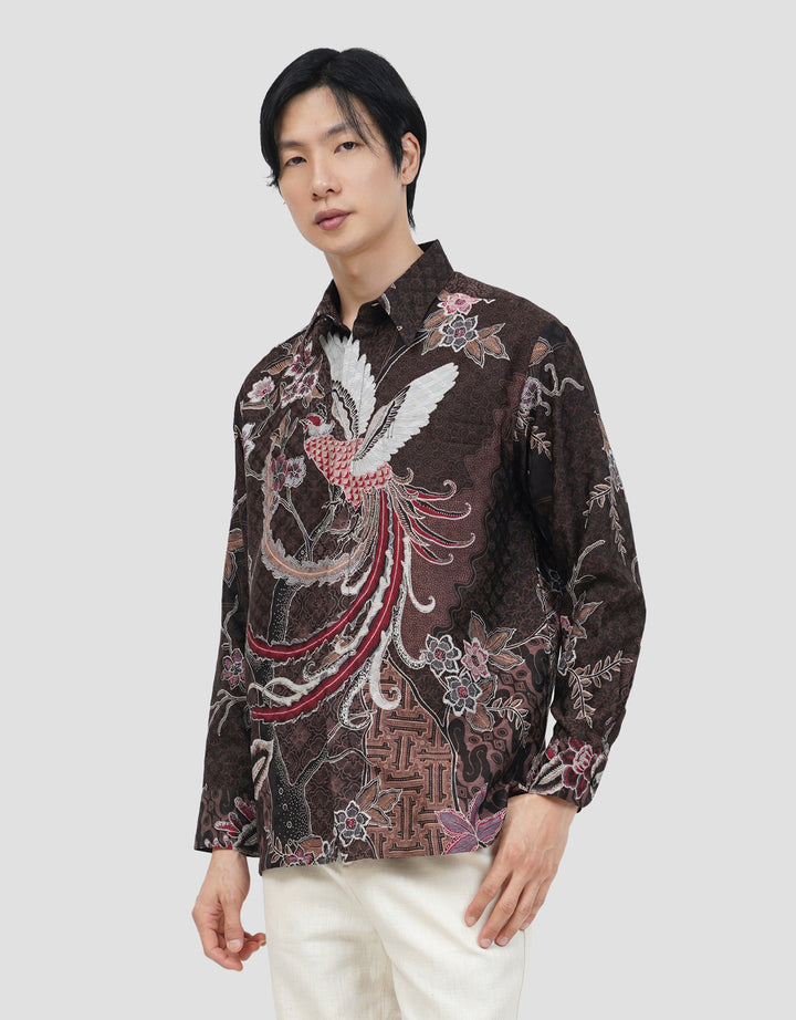 ARJUNA WEDA MANUK KEMBANG 2 KEMEJA REGULAR FIT BATIK PRIA