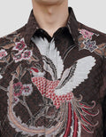 ARJUNA WEDA MANUK KEMBANG 2 KEMEJA REGULAR FIT BATIK PRIA