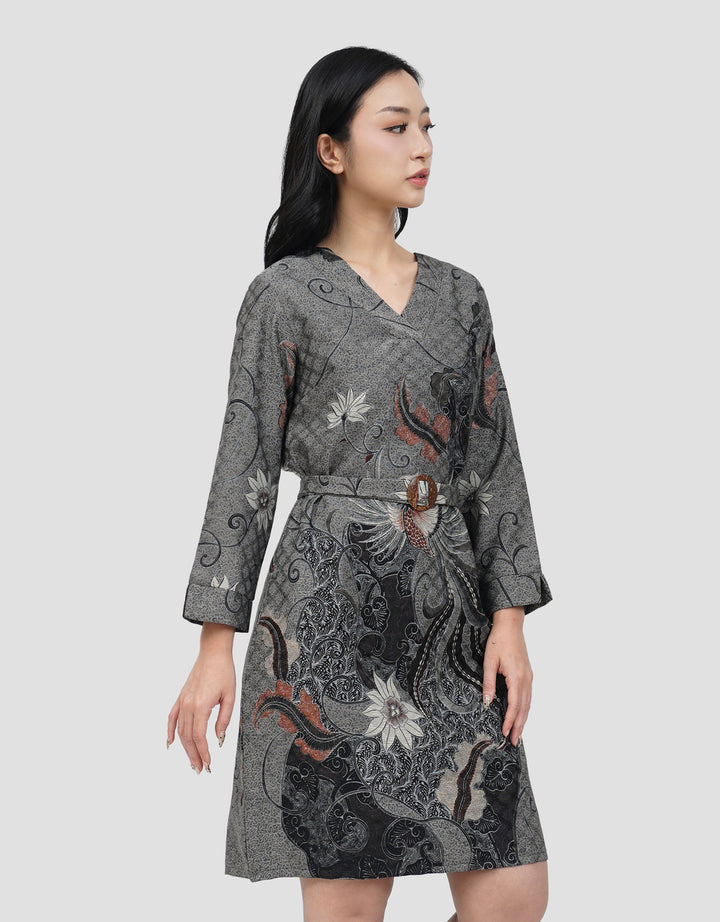 ARJUNA WEDA MANUK KEMBANG SACKDRESS BATIK WANITA
