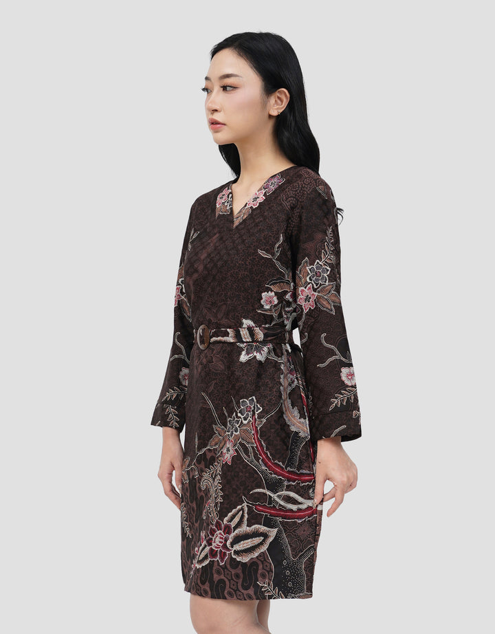 ARJUNA WEDA MANUK KEMBANG 2 SACKDRESS BATIK WANITA