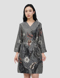 ARJUNA WEDA MANUK KEMBANG SACKDRESS BATIK WANITA