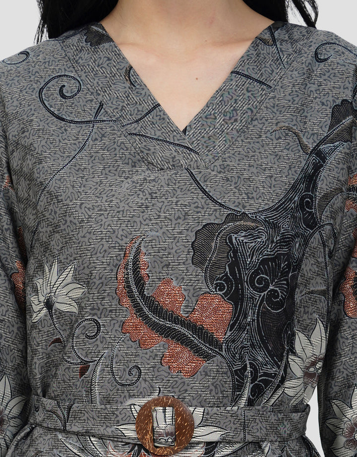 ARJUNA WEDA MANUK KEMBANG SACKDRESS BATIK WANITA