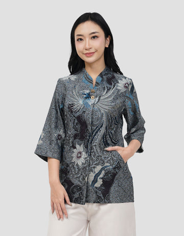 ARJUNA WEDA MANUK KEMBANG BLOUSE BATIK WANITA