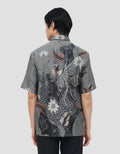 ARJUNA WEDA MANUK KEMBANG HEM REGULAR FIT BATIK PRIA