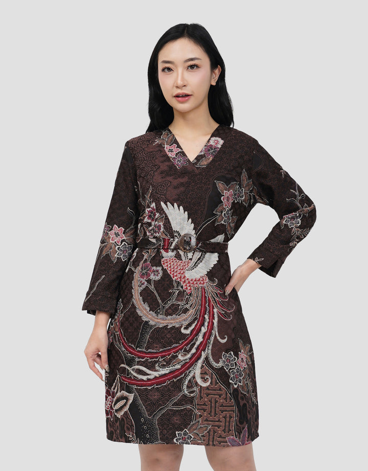 ARJUNA WEDA MANUK KEMBANG 2 SACKDRESS BATIK WANITA