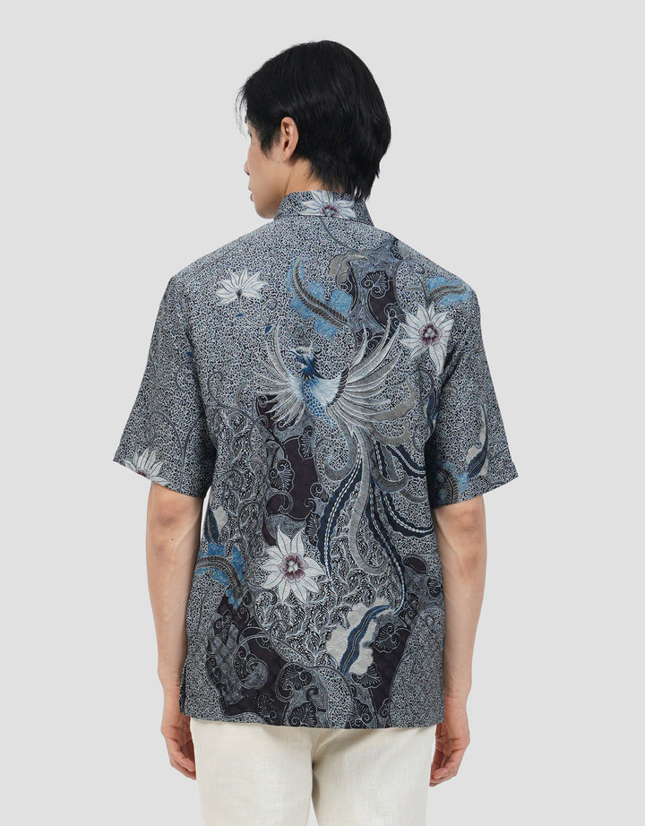 ARJUNA WEDA MANUK KEMBANG HEM REGULAR FIT BATIK PRIA