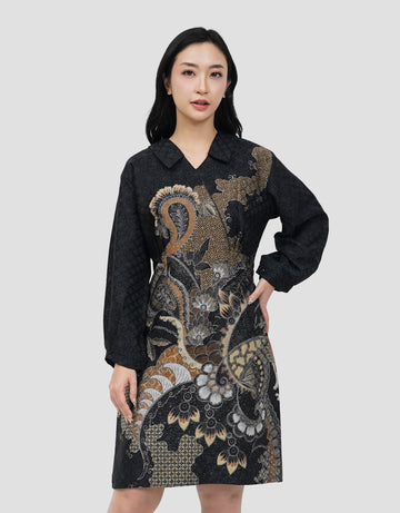 ARJUNA WEDA BATIK MODERN SACKDRESS WANITA