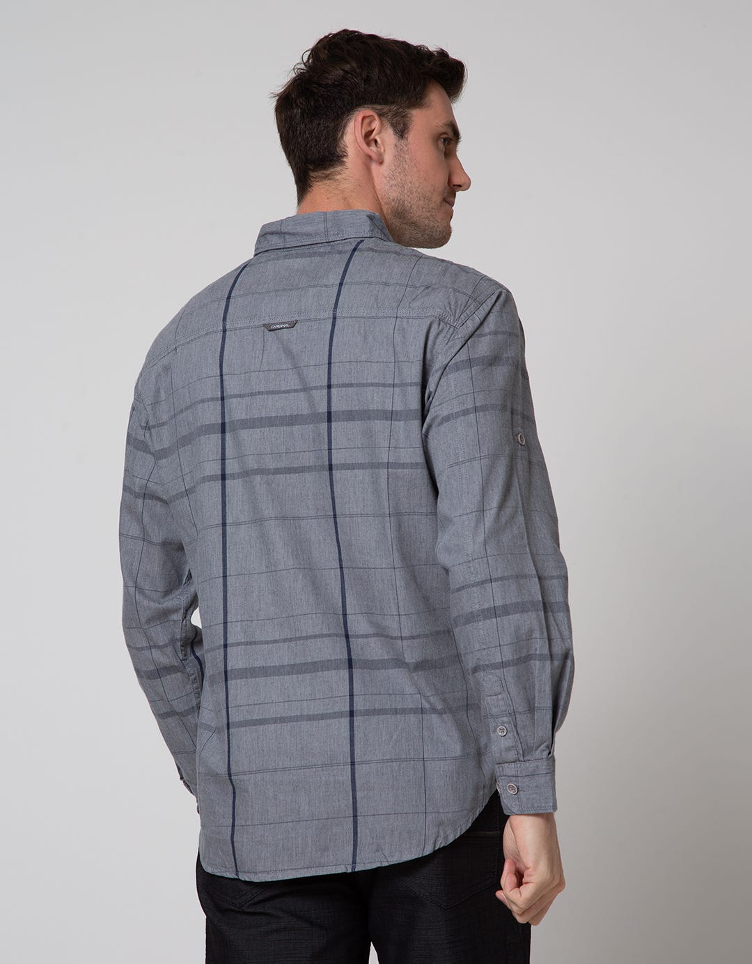 Cardinal Casual All Plaid Men's Long Sleeve Shirt