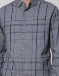 Cardinal Casual All Plaid Kemeja Lengan Panjang Pria