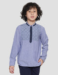 Cardinal Kids Boy Motif Full Print Kemeja Koko Anak Laki-Laki