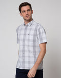 Cardinal Casual All Plaid Kemeja Pria