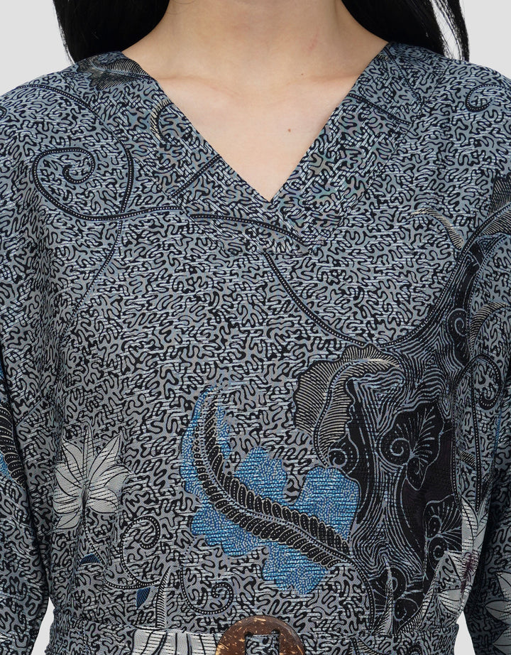 ARJUNA WEDA MANUK KEMBANG SACKDRESS BATIK WANITA