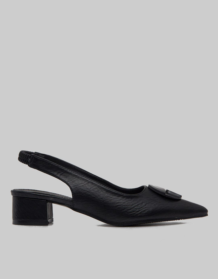 Connexion Slingback Shoes Round Look Woman