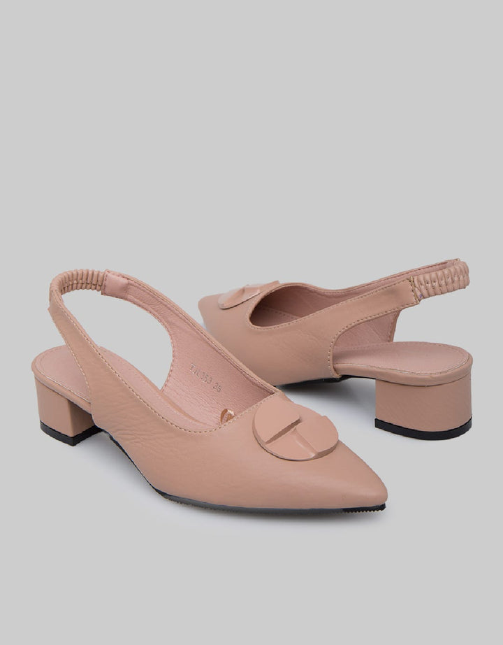 Connexion Slingback Shoes Round Look Woman