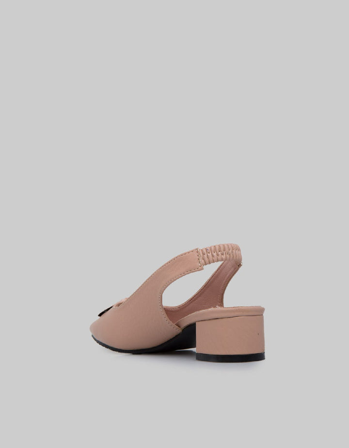 Connexion Slingback Shoes Round Look Woman