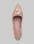 Connexion Slingback Shoes Round Look Woman
