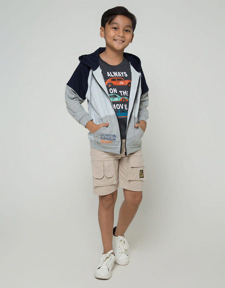 Little M Terry Game Jaket Anak Laki-laki