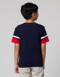 Character Superman Logo Kaos Anak Laki-laki