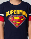 Character Superman Logo Kaos Anak Laki-laki