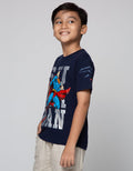 Character Short Sleeve T-Shirt Superman Fly Splash