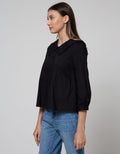 Connexion Long Sleeve Shirt Peterpan Collar