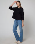 Connexion Long Sleeve Shirt Peterpan Collar