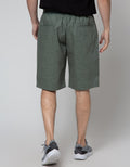 Nevada Short Pants Rib Bottom Print Slub