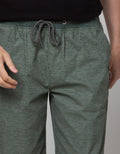 Nevada Short Pants Rib Bottom Print Slub
