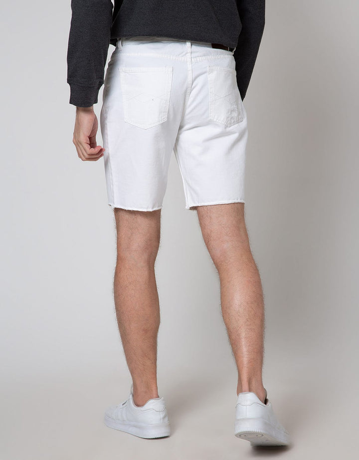 Nevada Denim Short Pants Ripped Color