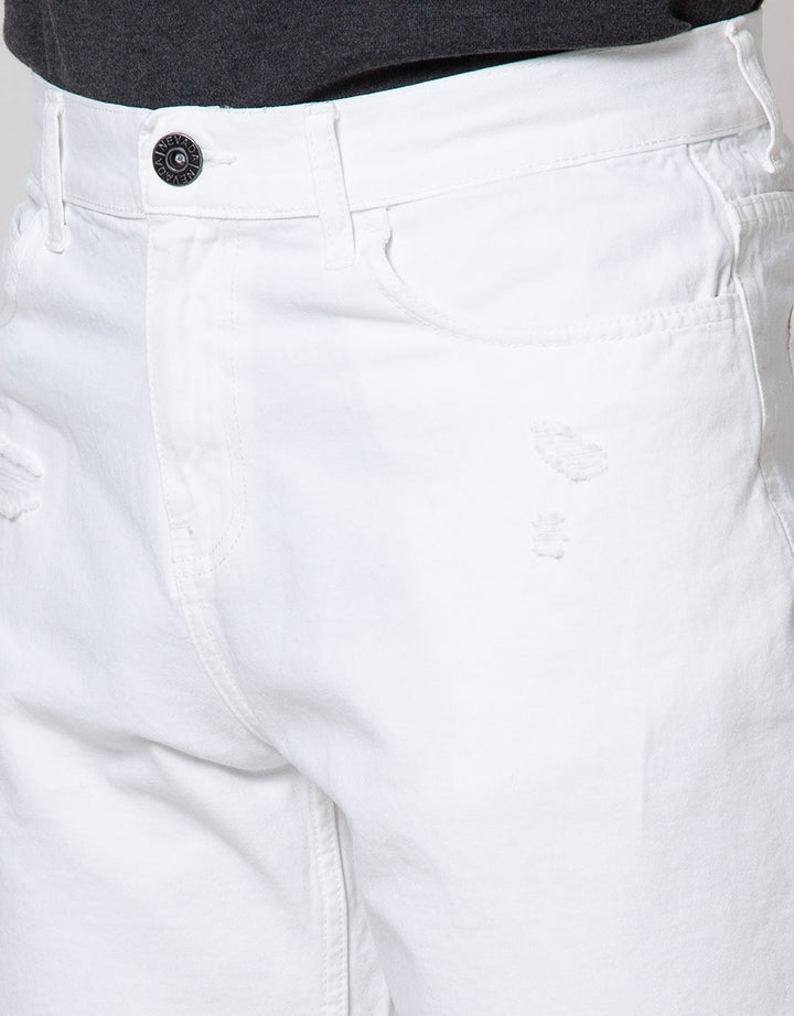 Nevada Denim Short Pants Ripped Color