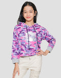 Cardinal Kids Girl Camou Hoodie Sweater Anak Perempuan