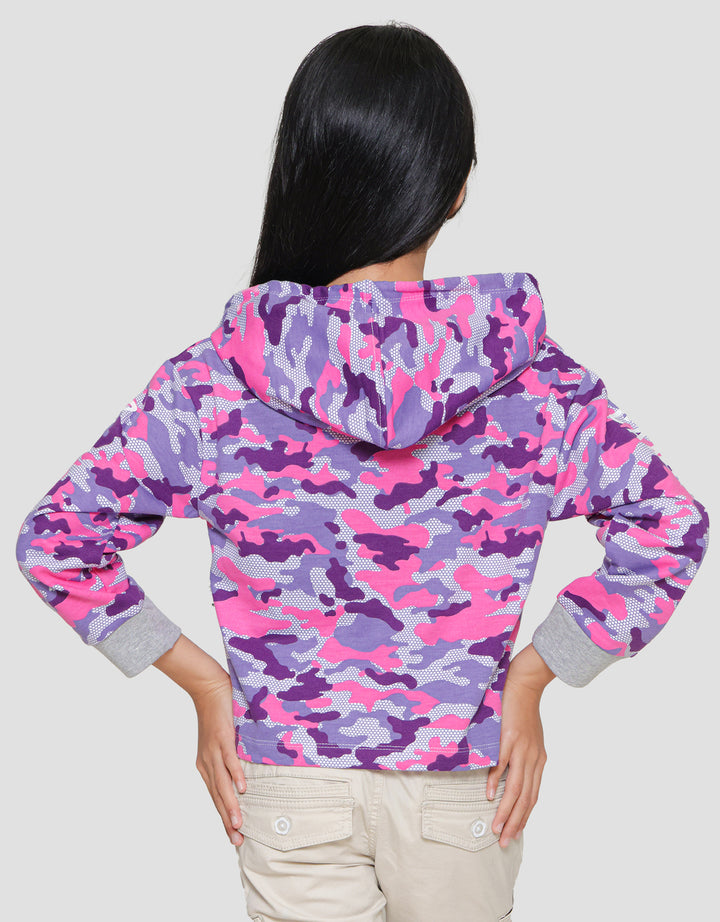 Cardinal Kids Girl Camou Hoodie Sweater Anak Perempuan