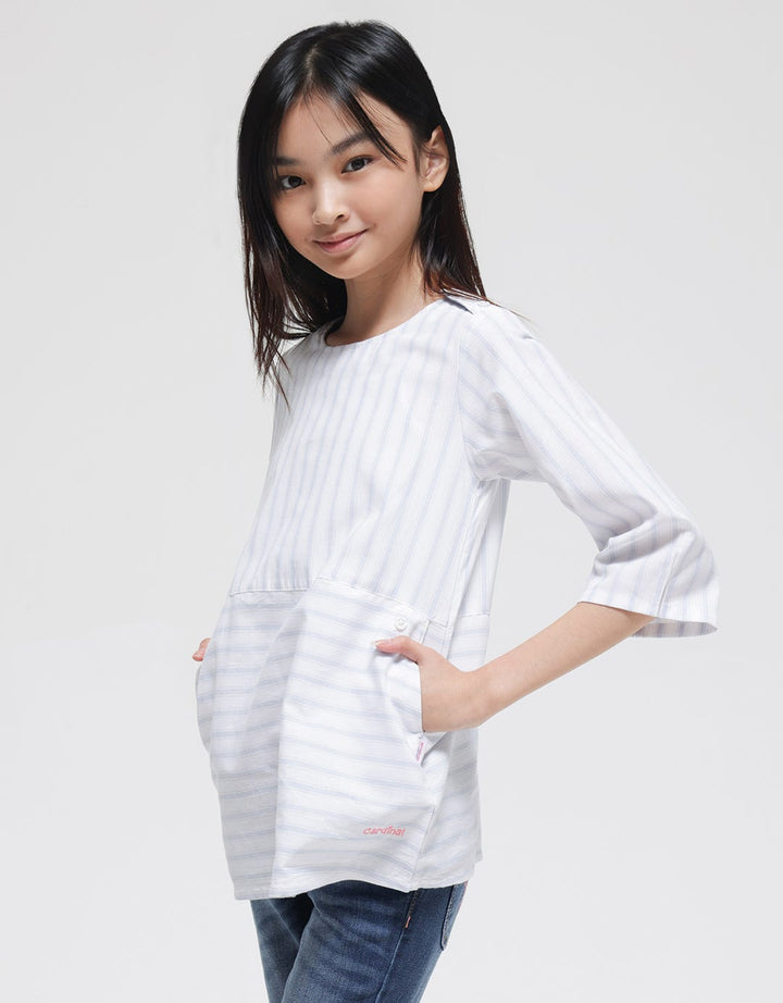 Cardinal Kids Girl Stripe Blouse Anak Perempuan