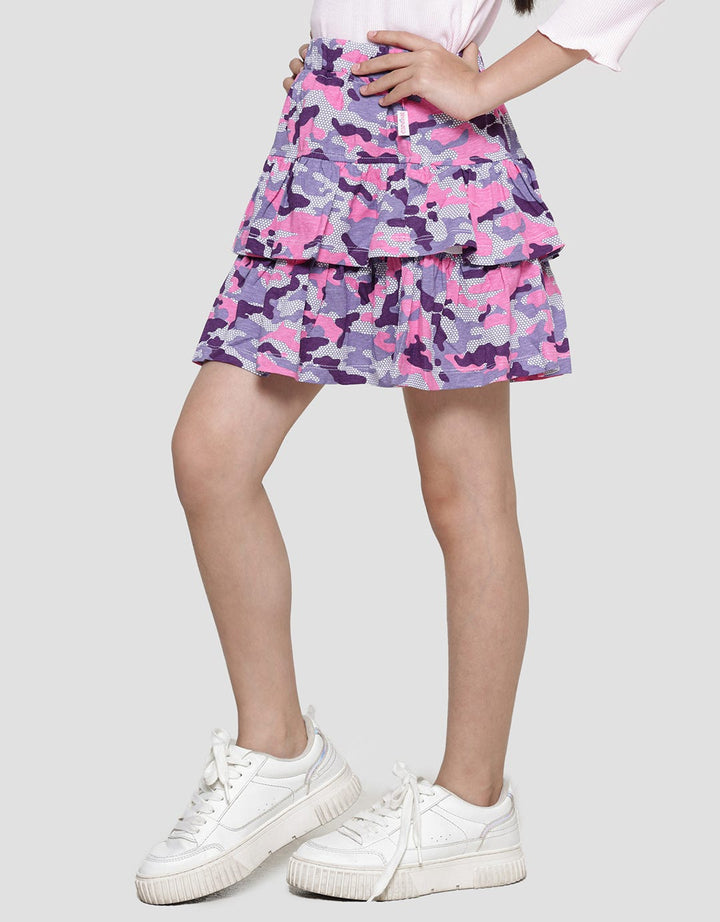 Cardinal Kids Girl Camouflage Motif Rok Anak Perempuan