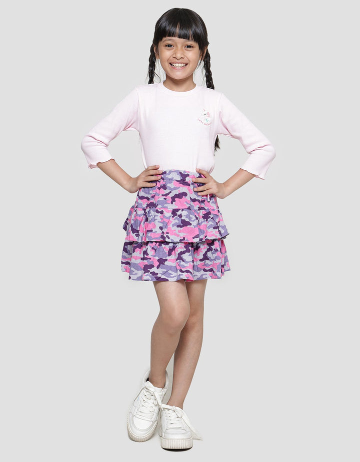Cardinal Kids Girl Camouflage Motif Rok Anak Perempuan