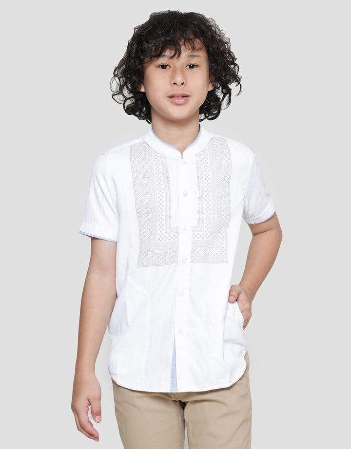 Cardinal Kids Boy Kemeja Koko Lengan Pendek Anak Laki-Laki