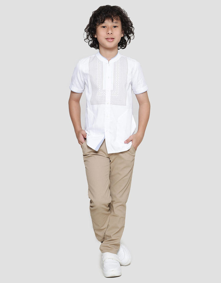 Cardinal Kids Boy Kemeja Koko Lengan Pendek Anak Laki-Laki