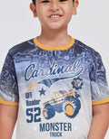 Cardinal Kids Boy Kaos Lengan Pendek Print Monster Truck