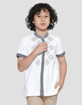 Cardinal Kids Boy Print Motif Kemeja Koko Anak Laki-Laki