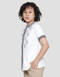 Cardinal Kids Boy Print Motif Kemeja Koko Anak Laki-Laki