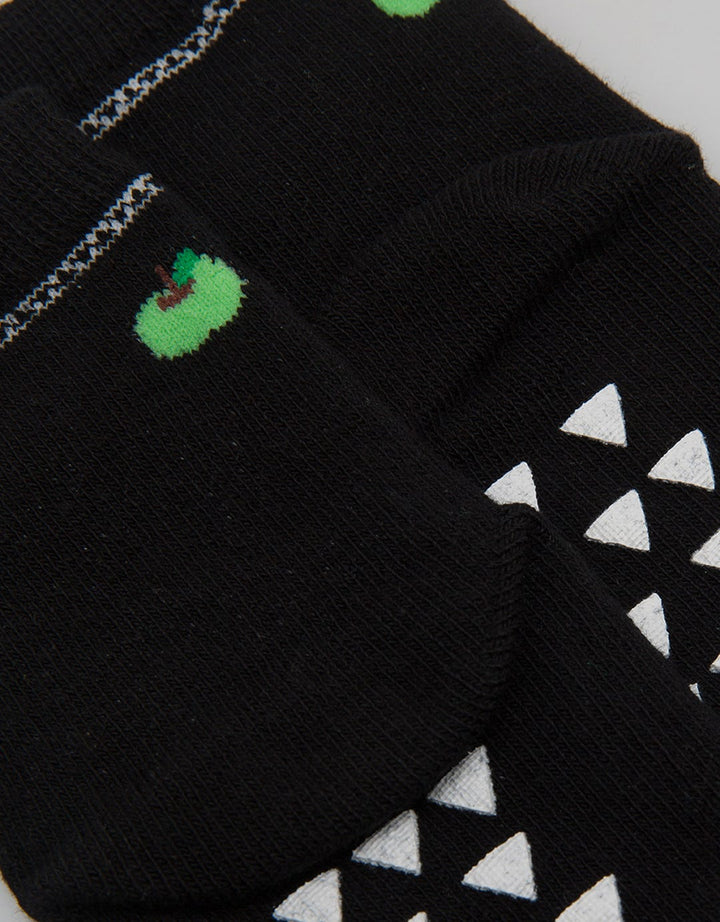 Pipiniko Socks Boys Bear Apple Anti Slip