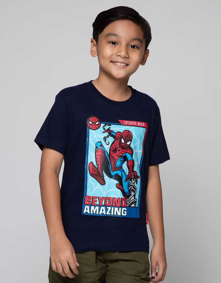 Marvel T-Shirt Print Spiderman Beyond Amazing Jump