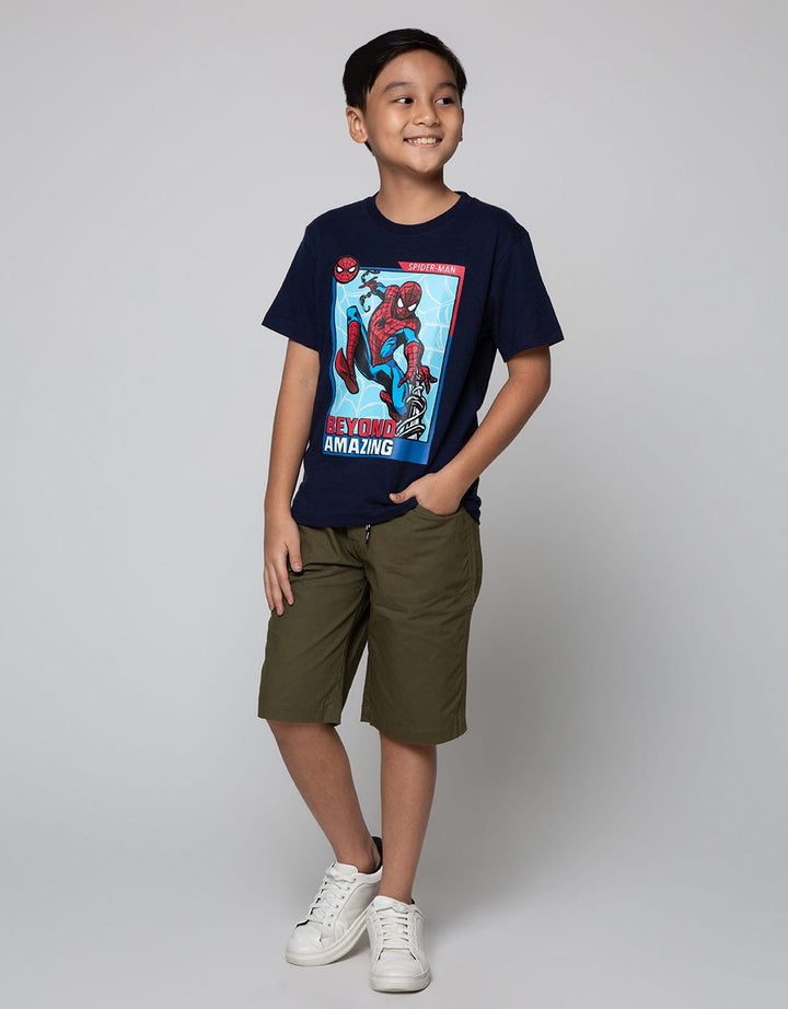 Marvel T-Shirt Print Spiderman Beyond Amazing Jump