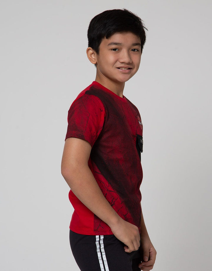 Marvel Short Sleeve T-Shirt Spiderman Splash Face