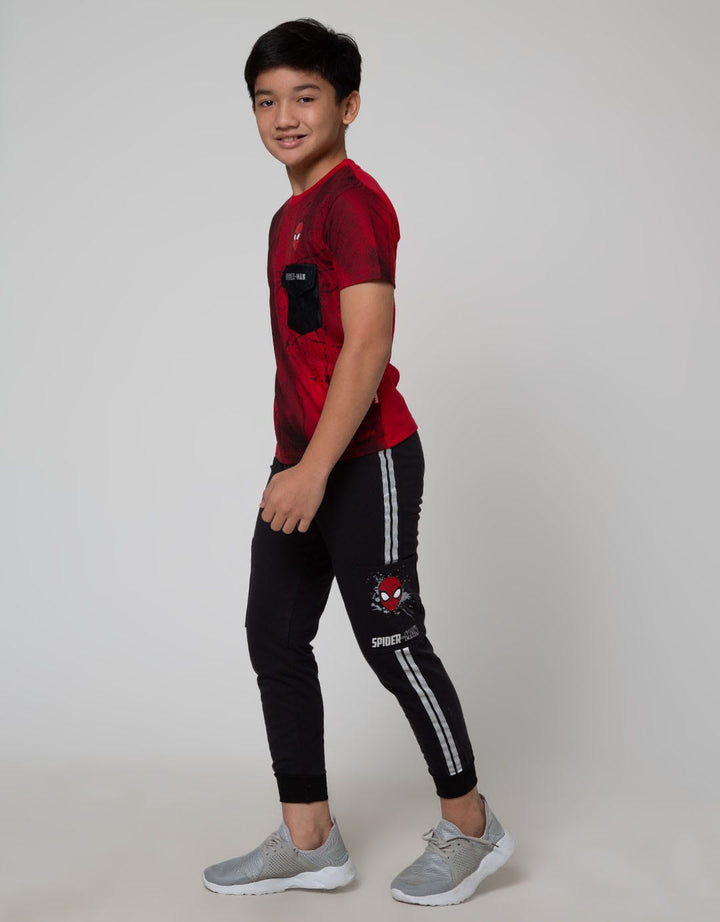 Marvel Short Sleeve T-Shirt Spiderman Splash Face