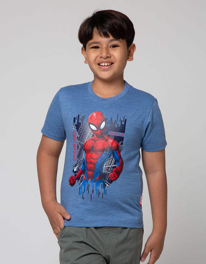Marvel Stand City Spiderman Kaos Anak Laki-Laki
