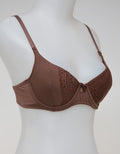 St. Yves Non Push Up Regular Bra Wire Brown Sugar