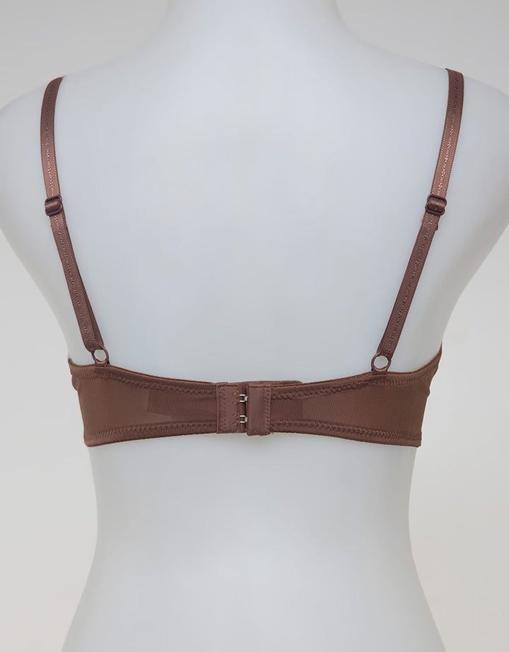 St. Yves Non Push Up Regular Bra Wire Brown Sugar