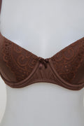 St. Yves Non Push Up Regular Bra Wire Brown Sugar