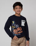 Aero Sweatshirt Non Hoodie Knitting Surf Wave